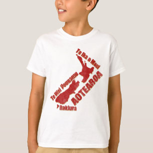 Aotearoa Maori Ställe Namn T Shirt