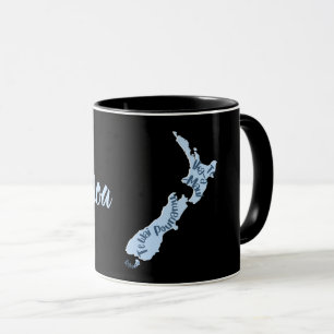 Aotearoa New Zealand Karta, NZ Māori Language Mugg