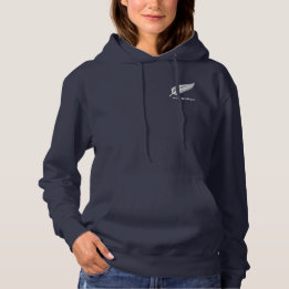 Aotearoa - Nya Zeeland Fern Hoodie T Shirt