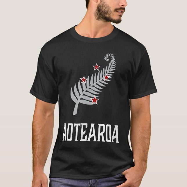 Aotearoa, Nya Zeeland - Zealander Kiwi T-shirt (Framsida)