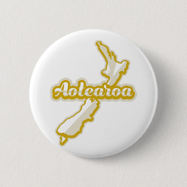 AOTEAROA NZ KARTA KNAPP (Framsida)