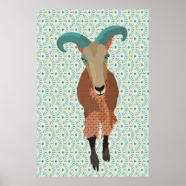 Aoudad Art Poster (Framsidan)