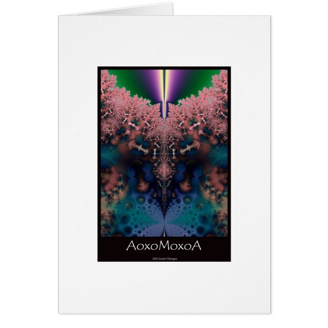 AoxoMoxoA Hälsningskort (Framsidan)