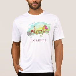 ** AP12 Firenze Florence Panorama Italien italiens T Shirt
