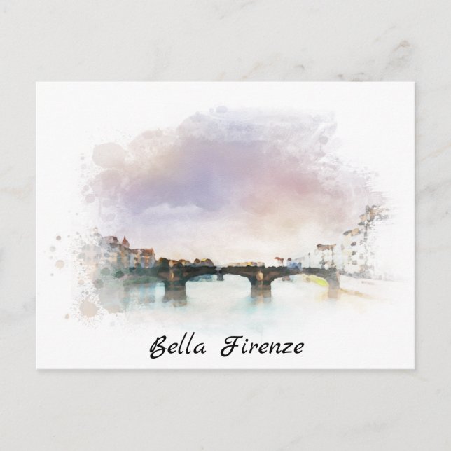** AP12 Firenze Italia Florence italienska Vykort (Framsida)