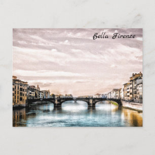 ** AP12 Firenze Italien Florence Italienska språke Vykort