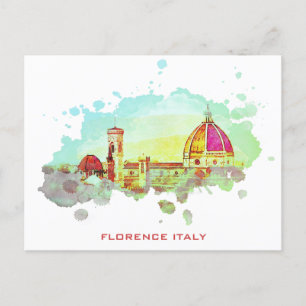 *~* AP12 Florence Italien Firenze Italia Artsy Vykort