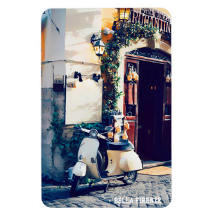 * AP12 Italia Scooter Florence Italy Cobblestone Magnet