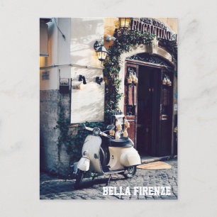 ** AP12-Italien Florence Italy Cobblestone Scoote Vykort