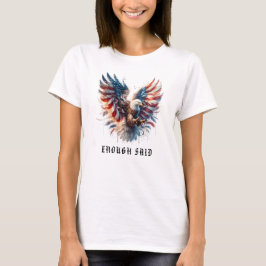 *~* AP16 Artsy American Flagga USA T Shirt