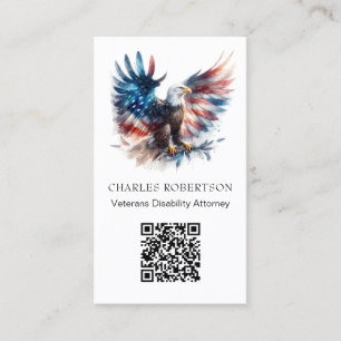 *~* AP16 - QR Photo American Örn Visitkort