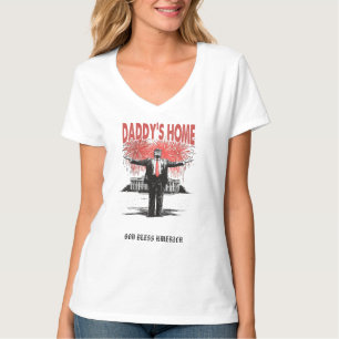 *~* AP16 - Trump Pappa Hemma - MAGA Vita Huset T Shirt