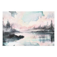 *~* AP19 Fredlig Abstrakt liggande konst original