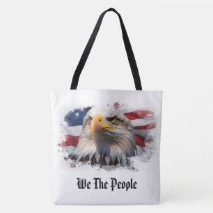*~* AP27 Patriotic American Flagga Örn Tygkasse