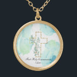*~* AP35 Kor Communion Christian Confirmation Guldpläterat Halsband<br><div class="desc">((sök-ID AP35 för liknande formgivning och AP40 )) Religiösa Catholisk Christian välsignsed Guld Plated Kor NECKLACE/PENDANT för en flicka från barn till tonåring/tonåring till äldre medborgare. Utformningen om du vill anpassa/anpassa. Det tjänar bra om man minns en speciell dag. Alla kristna anhängare kommer att vara stolta över en sådan lämplig...</div>