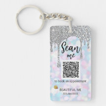 *~* AP36 QR Promo Beauty Pastel Acrylic Keychain