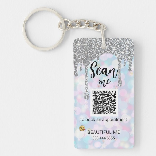 *~* AP36 QR Promo Beauty Pastel Acrylic Keychain (Framsidan)