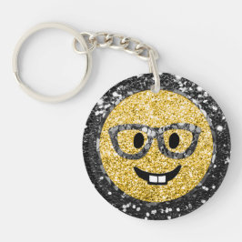*~* AP40 Intelligent Glass Nerd Emoji Glitter