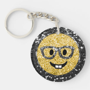 *~* AP40 Intelligent Glass Nerd Emoji Glitter