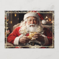 *~* AP44 jultomten Cookies PHOTO Glitter