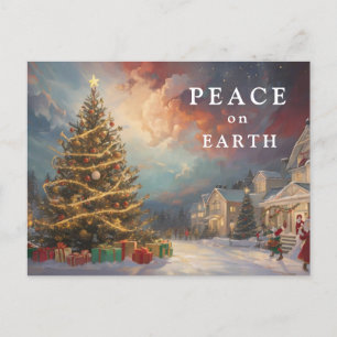 *~* AP44-Vintagens VinterscenjulFOTO Helg Vykort