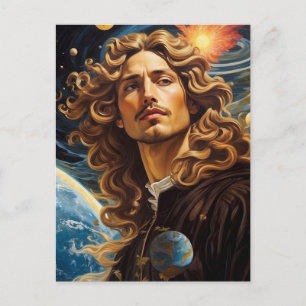 *~* AP50 Fantasy Universe Cosmic Handsome Flower Vykort