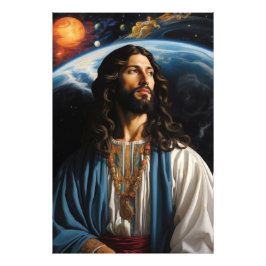 *~* AP50 Fantasy Universe with Planet Earth Fototryck