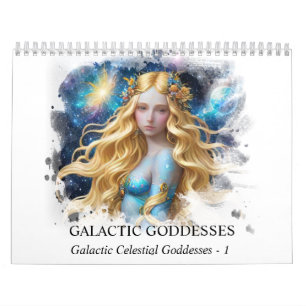 *~* AP58 Galactic Women Fantasy Cosmic Planets 1 Kalender