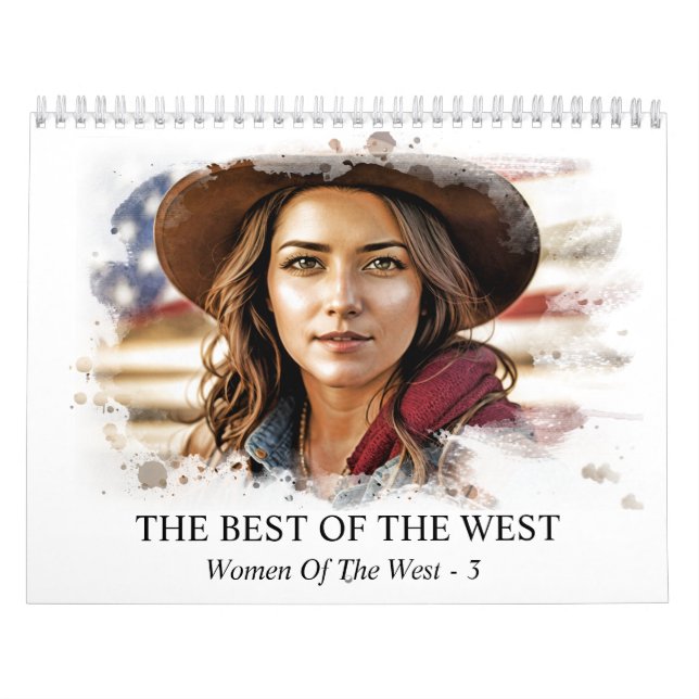 *~* AP59 Women Woman Vilda western Cowgirl 3 Calen Kalender (Omslag)