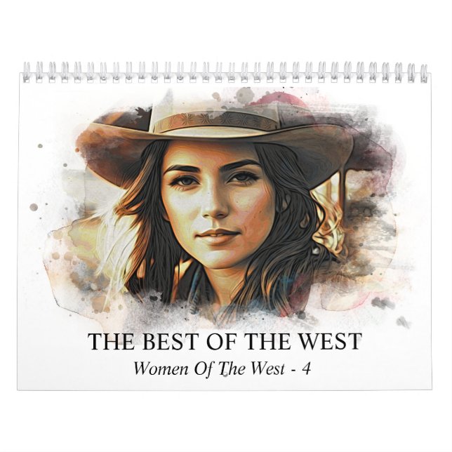 *~* AP59 Women Woman Vilda western Cowgirl 4 Calen Kalender (Omslag)