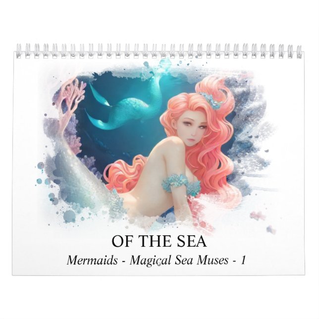 *~* AP60 Magic Sjöjungfruars Muses Sea 1 Calendar Kalender (Omslag)