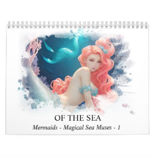 *~* AP60 Magic Sjöjungfruars Muses Sea 1 Calendar Kalender
