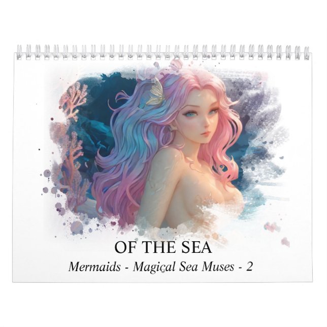 *~* AP60 Magic Sjöjungfruars Muses Sea 2 Calendar Kalender (Omslag)