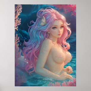 *~* AP60 Vatten Goddes Fantasy Sea Sjöjungfru 17 Poster