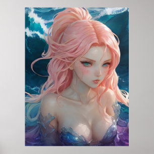*~* AP60 Vatten Goddes Fantasy Sea Sjöjungfru 26 Poster