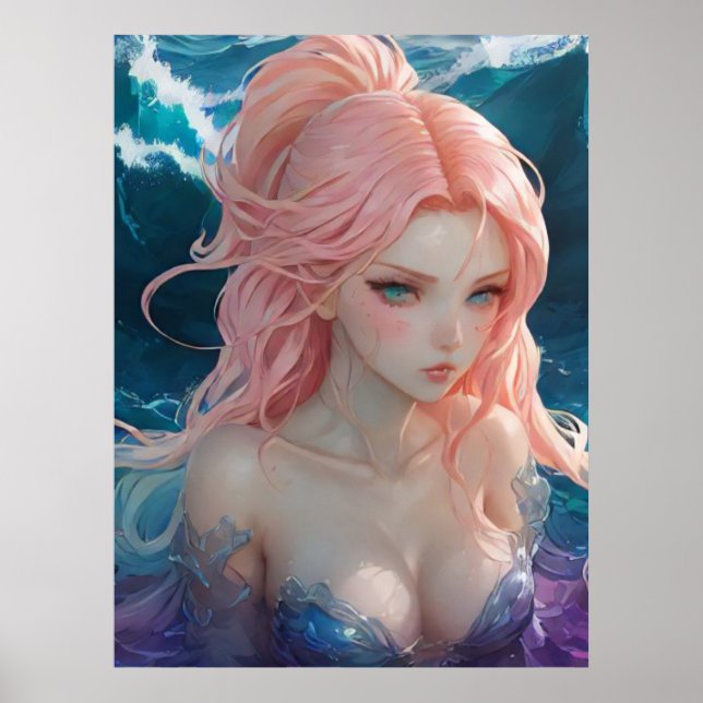 *~* AP60 Vatten Goddes Fantasy Sea Sjöjungfru 26 Poster (Framsidan)