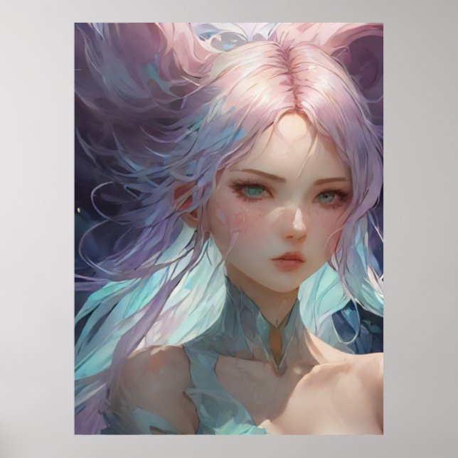 *~* AP60 Vatten Goddes Fantasy Sea Sjöjungfru 35 Poster (Framsidan)