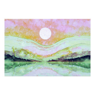 *~* AP67 Klistra in Abstrakt Art Painting Nature Fototryck