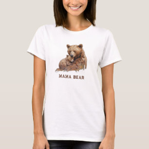 *~* AP72 MAMMA BEAR Kärlek Mors dag T Shirt