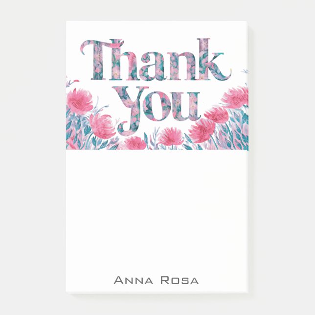 *~* AP85 Gratitude Manifestation Post-it Block (Framsida)