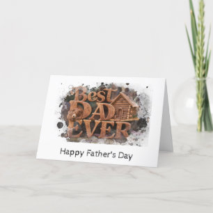 *~* AP86 Best Pappa någonsin Photo Fars dag Card Tack Kort
