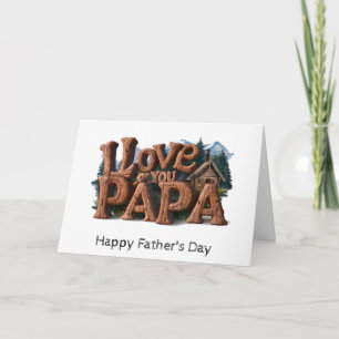 *~* AP86 I KÄRLEK DU PAPPA Photo Fars dag Card Tack Kort