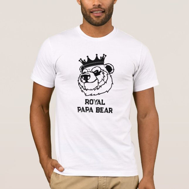*~* AP86 ROYAL BEAR Fars dag T Shirt (Framsida)