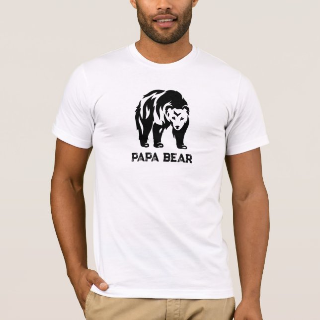 *~* AP86 Tuff Tittar Pappa BEAR Fars dag T Shirt (Framsida)
