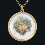 *~*AP87 Nordic Artsy RUNE VIKING Inspired Ancient Guldpläterat Halsband<br><div class="desc">(Sök AP87 efter sak Viking eller AP40 efter liknande objekt ) - NECKLACE. Bilden är stor så du känner dig fri att ÖVERFÖRA till valfri ZAZZLE-produkt. JEWELRY WITH INTENTION (R) - skapa din egen avsikt. Användan den här coolan är kreativets konstnärliga moderna men vintage vackra själ som når konst och...</div>