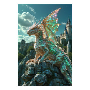 *~* AP88 Fantasy Creature Dragon Wall Artwork 25 Fototryck