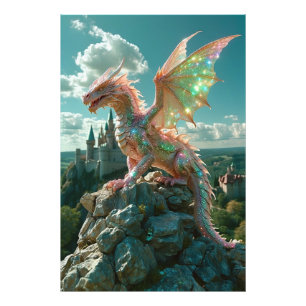 *~* AP88 Gnistra Fantasy Dragon Wall Artwork 19 Fototryck