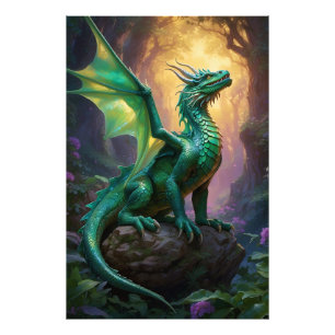 *~* AP88 Magic Fantasy Dragon Wall Art 11 Fototryck