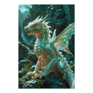 *~* AP88 Mystical Fantasy Dragon Wall Artwork 1 Fototryck