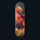 *~* AP88 Ring i Fire Elemental Dragon Fierce Mini Skateboard Bräda 18,5 Cm<br><div class="desc">(Sök efter liknande objekt i kod AP88 ) Överför enkelt till andra Zazzle-produkter. Elemental Inslag DRAGON with RING of BRRE/FLAMESS and INITIAL MONOGRAM for your name - Behålla eller redigera eller ta bort texten. Den här Trending skateboard-skateboard China stil anpassningsbar pro Inslag Dragon-konstruktionen är definitivt coola i dess hetta:) Detta...</div>